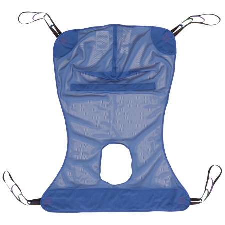 McKesson Full Body Commode Sling 4 or 6 Point Without Head Support Mesh