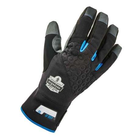 Ergodyne Utility Glove ProFlex 817 Reinforced Thermal Large Synthetic Leather / Thinsulate Black / Gray Wrist Length Hemmed Cuff NonSterile
