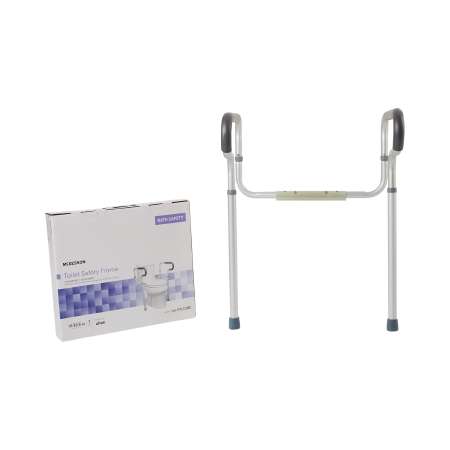 McKesson Toilet Safety Rail Gray Aluminum