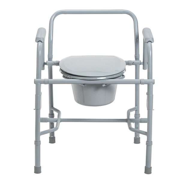 Drive Medical Deluxe Steel Drop Arm Commode