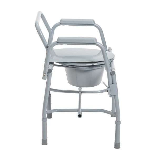 Drive Medical Deluxe Steel Drop Arm Commode