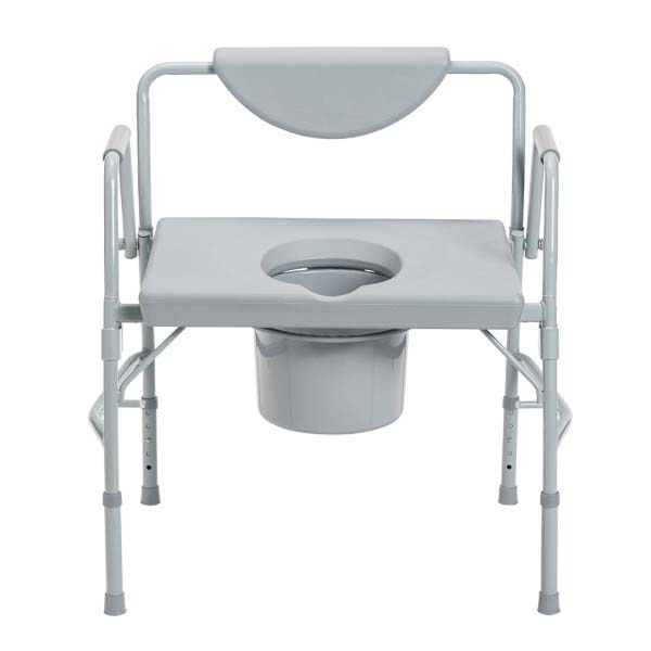 Drive Medical Deluxe Bariatric Drop-Arm Commode