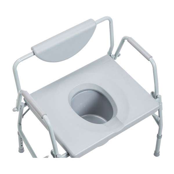 Drive Medical Deluxe Bariatric Drop-Arm Commode