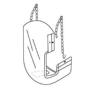 Joerns Hoyer Mesh Comfort Commode Seat, Modified Head Support