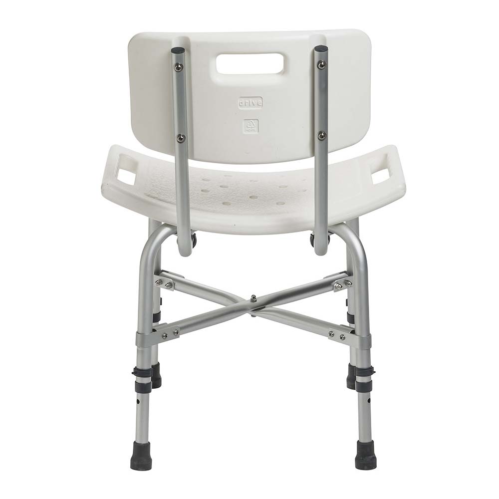 Drive Medical Deluxe Bariatric Shower Chair with Cross-Frame Brace