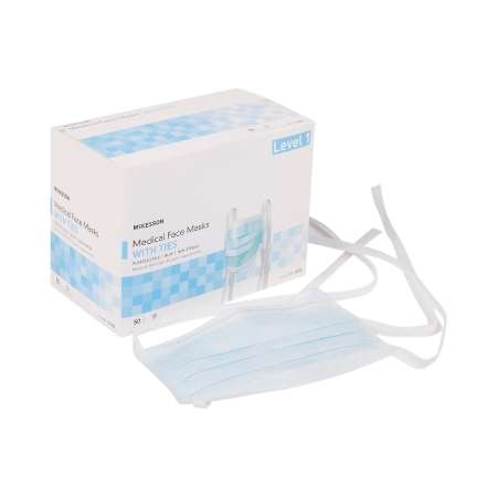 Surgical Mask Pleated Tie Closure One Size Fits