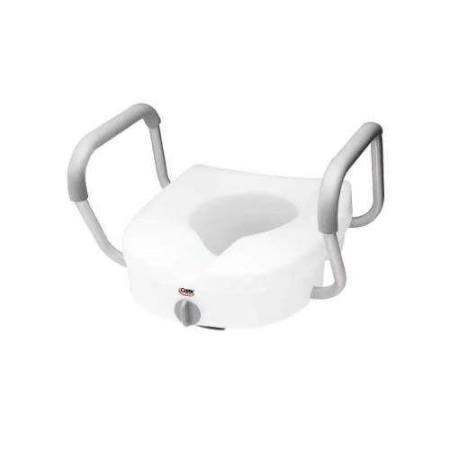 Carex E-Z Lock Raised Toilet Seat