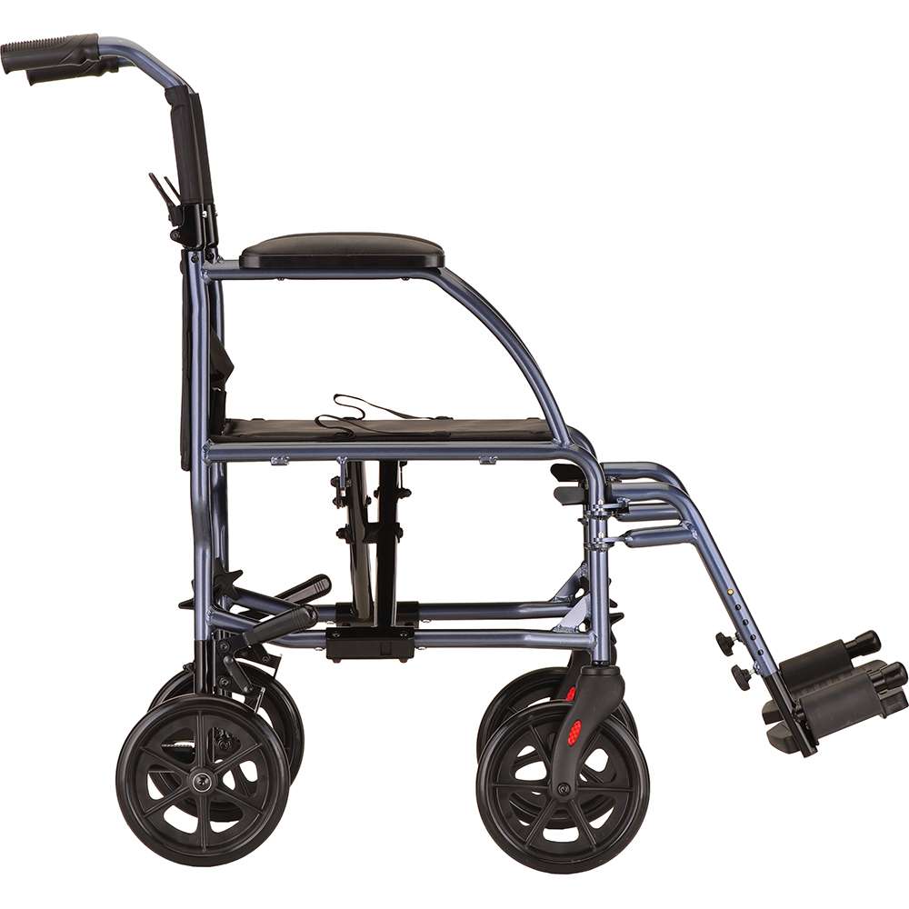 Nova Lightweight Transport Chair with Removable Wheels