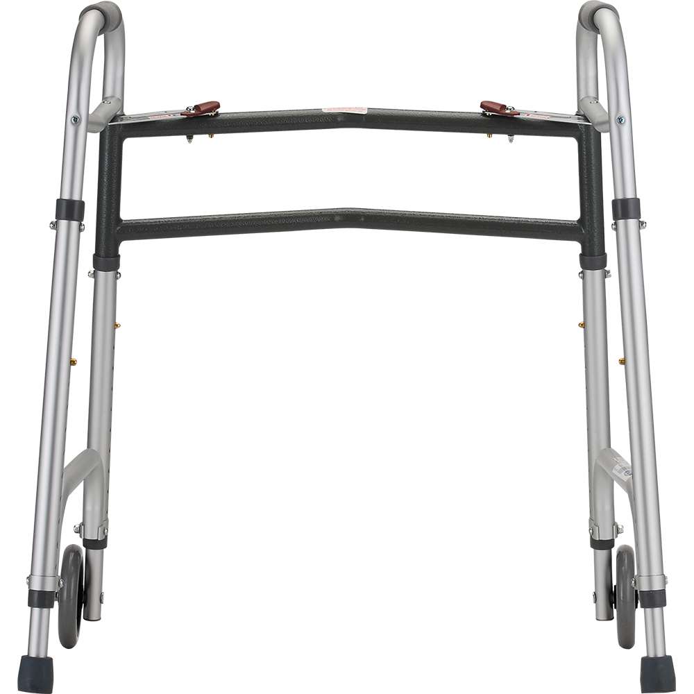 Nova Heavy Duty Folding Walker With 5″ Wheels