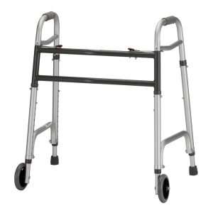 Nova Heavy Duty Folding Walker With 5" Wheels