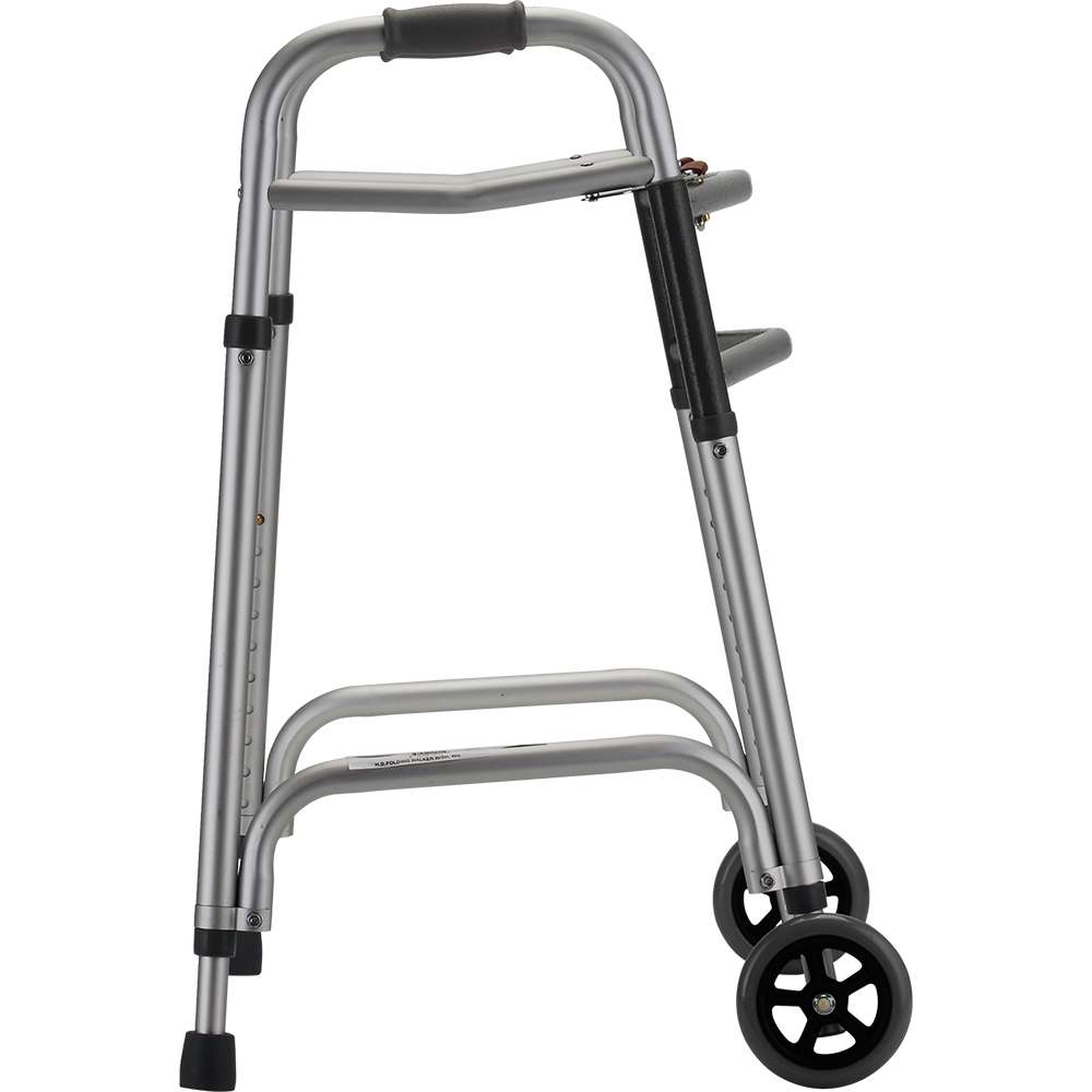 Nova Heavy Duty Folding Walker With 5″ Wheels