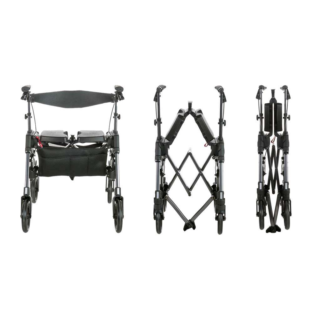 Stander EZ Fold-N-Go Rollator HD (Heavy Duty)