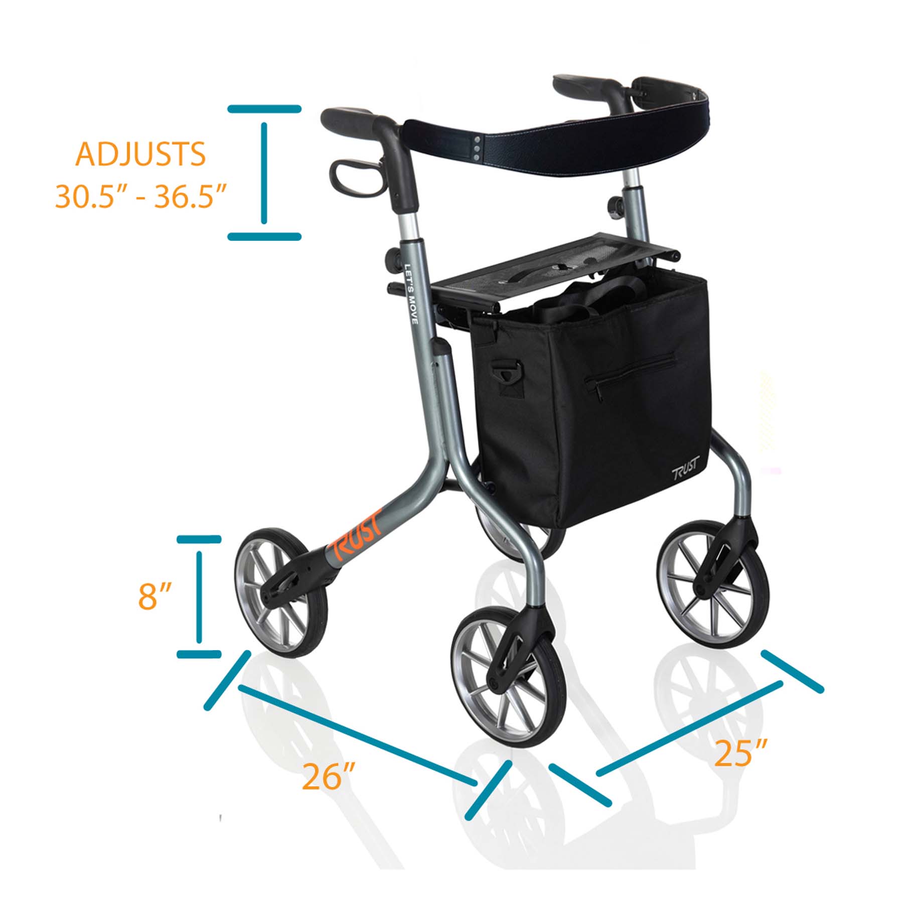Stander Let’s Move Rollator
