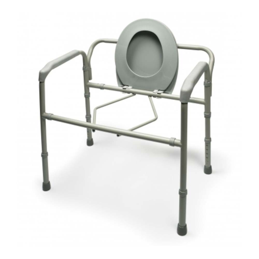 Graham-Field Bariatric Steel Folding Commode