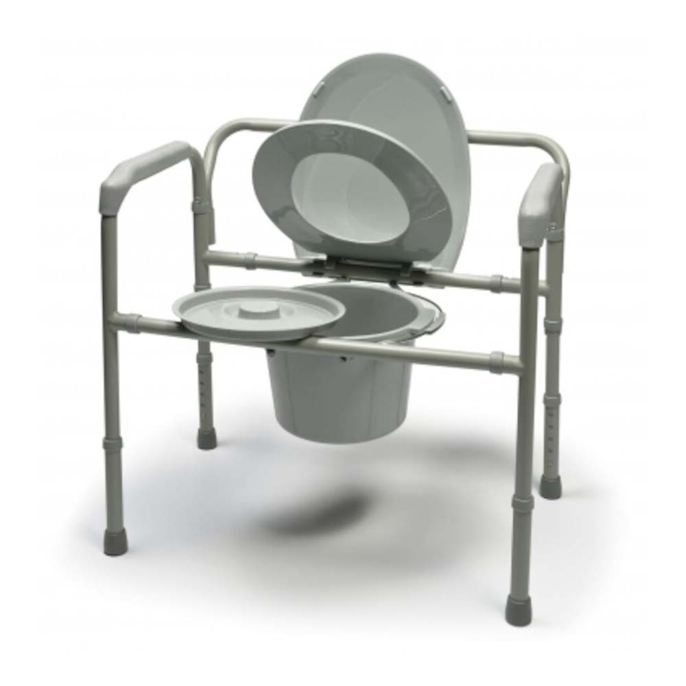 Graham-Field Bariatric Steel Folding Commode