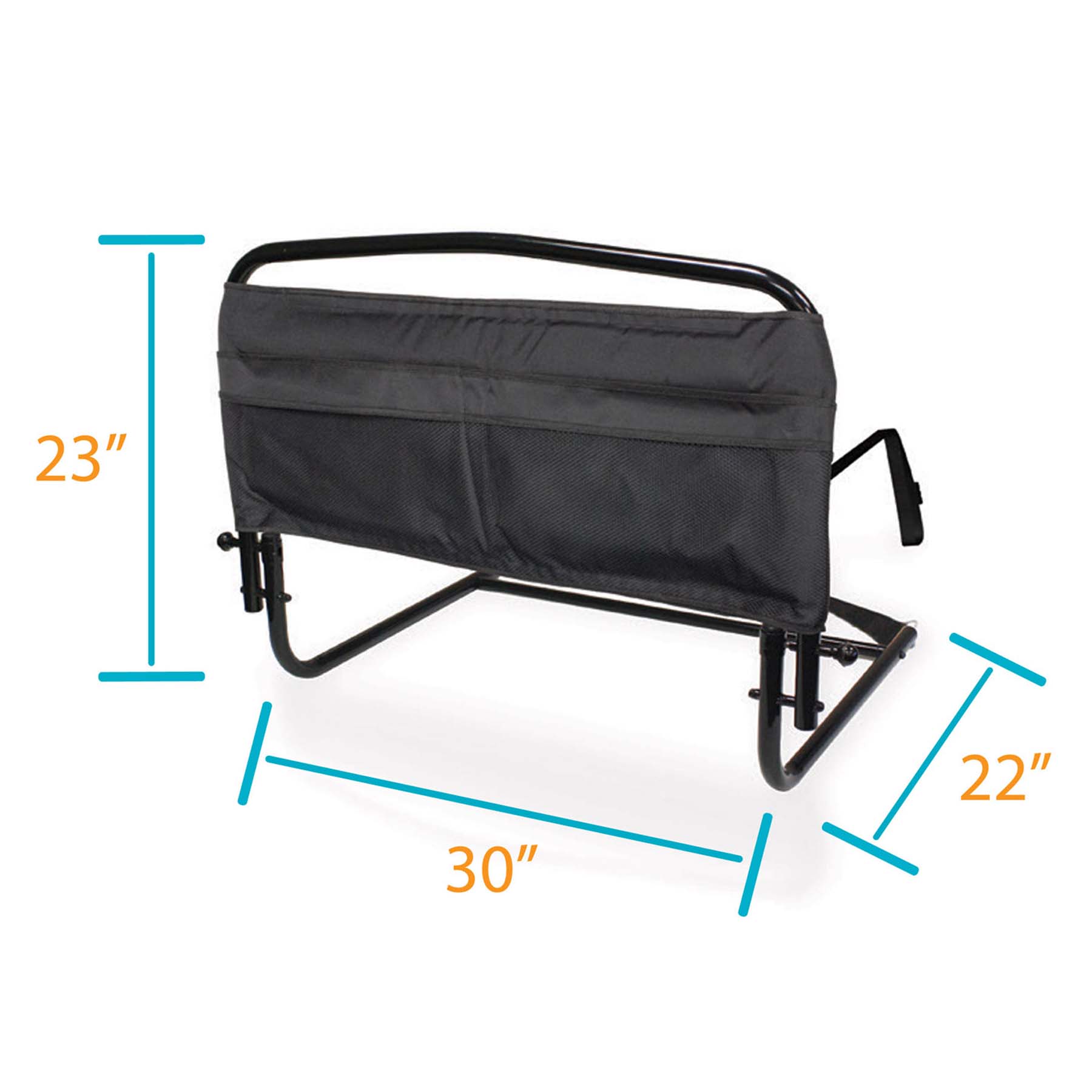 Stander 30” Safety Bed Rail & Padded Pouch