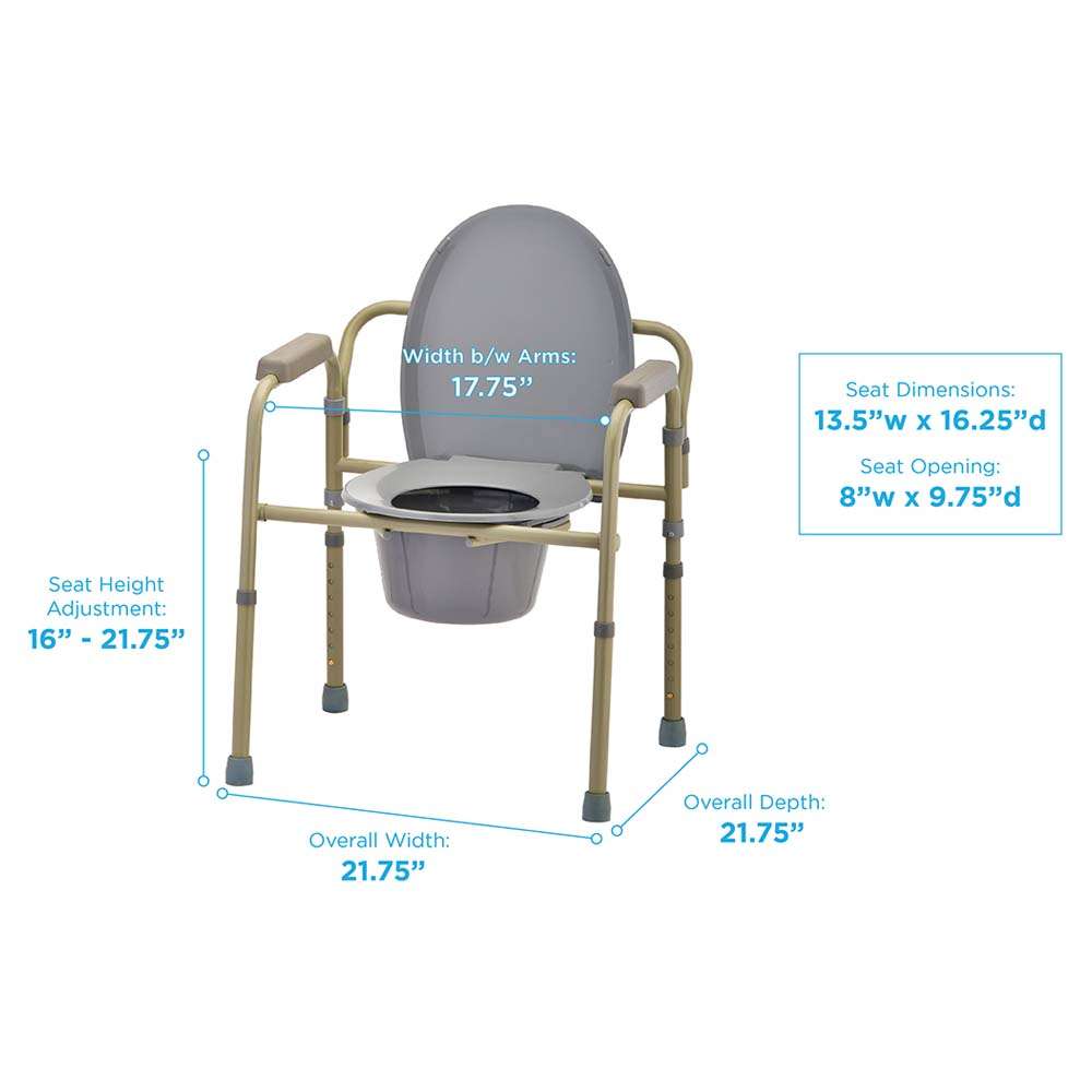 Nova Folding Commode