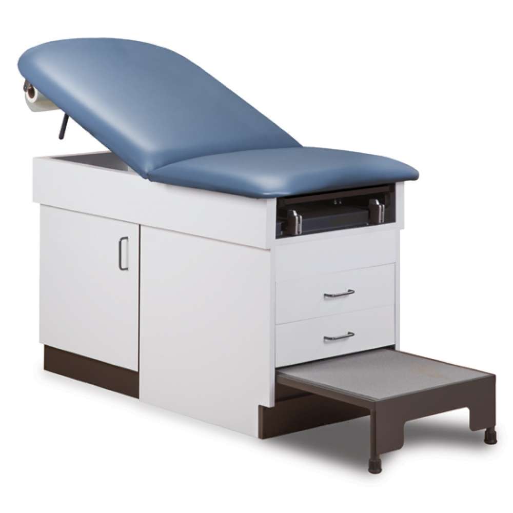Clinton Industries Family Practice Table with Step Stool 400 lbs