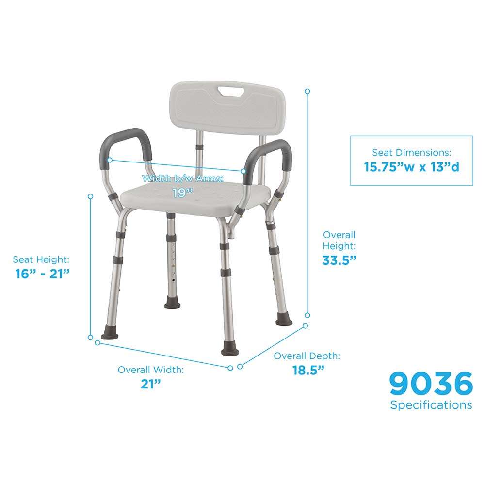 Nova Bath Seat With Arms & Back