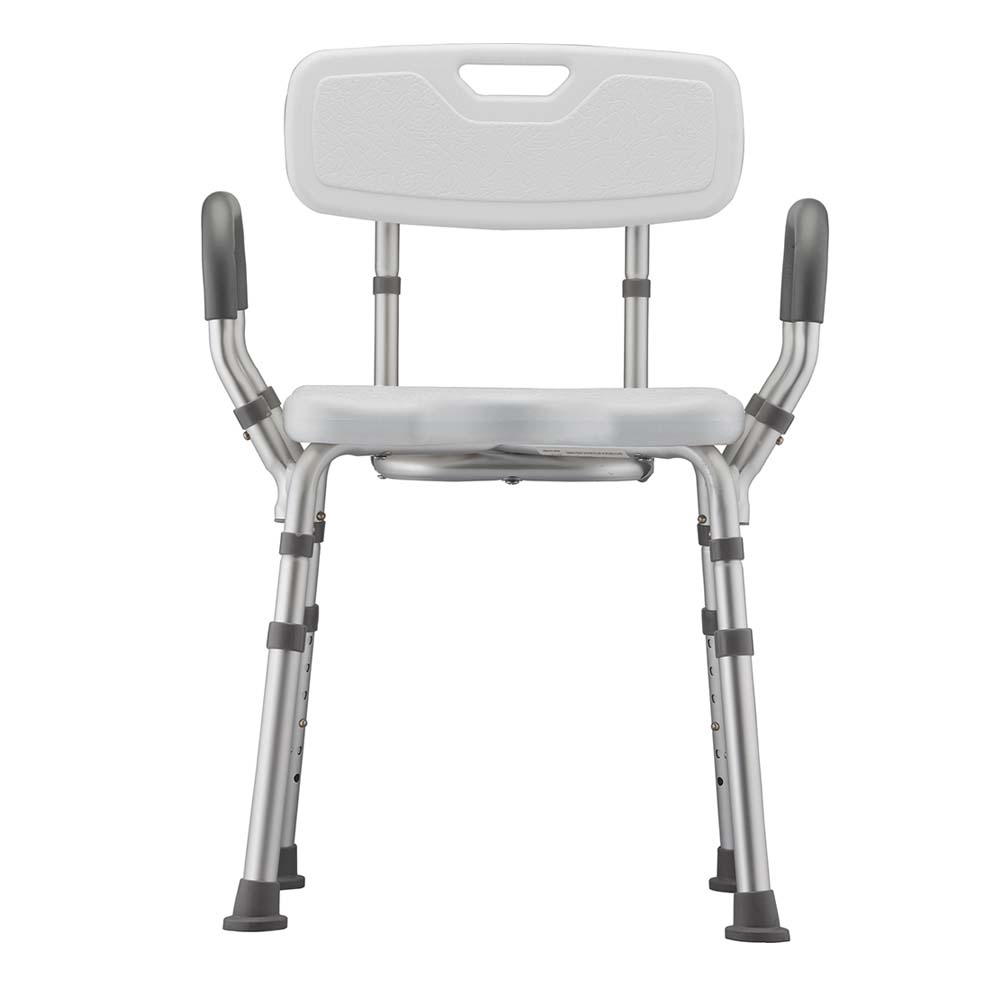 Nova Bath Seat With Arms & U-Shaped Hygienic Cutout