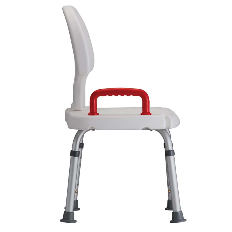 Nova Bath Seat With Back & Red Safety Handle