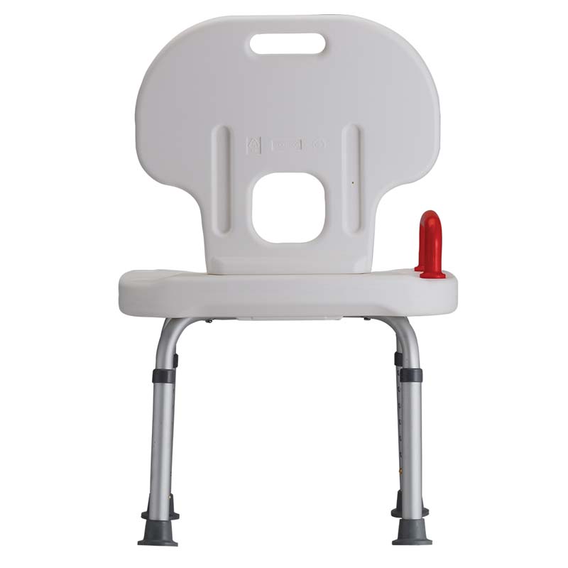 Nova Bath Seat With Back & Red Safety Handle
