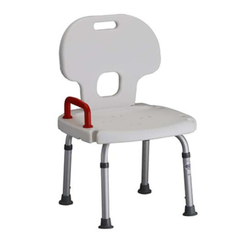 Nova Bath Seat With Back & Red Safety Handle