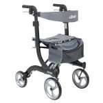 Drive Medical Nitro Black Tall Height 4 Wheel Rollator