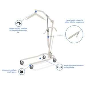 Invacare Painted Hydraulic Lift