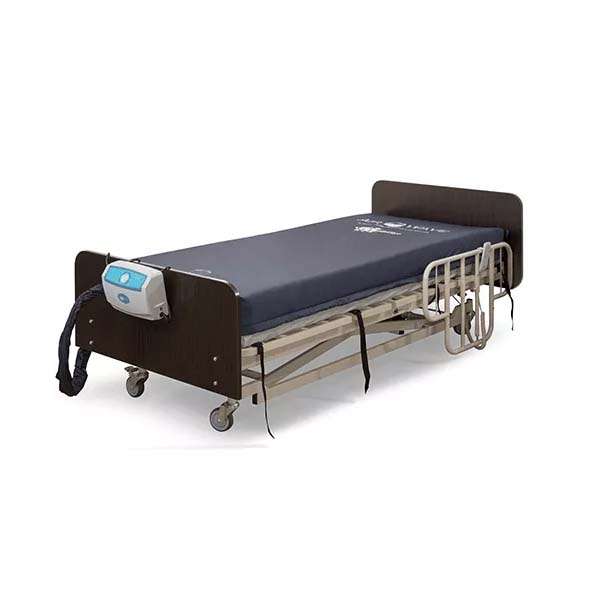 Alternating Pressure Air Mattress with Low Air Loss for pressure ulcer prevention and patient comfort.
