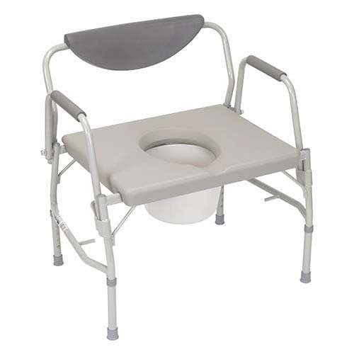 MedaCure Drop-Arm Commode 1000 lbs Bariatric
