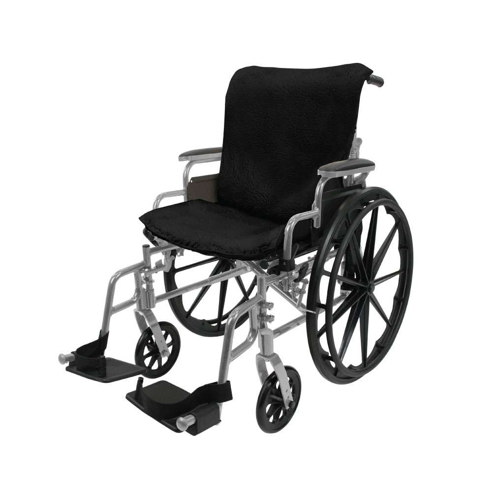 Vive Health Sheepskin Wheelchair Seat & Backrest Pads