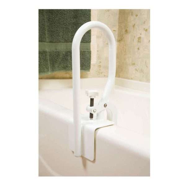 Carex White Bathtub Rail