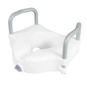 Carex Classics Raised Toilet Seat with Armrests