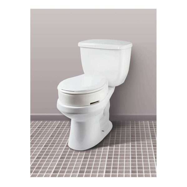 Carex Hinged Toilet Seat Riser – Elongated