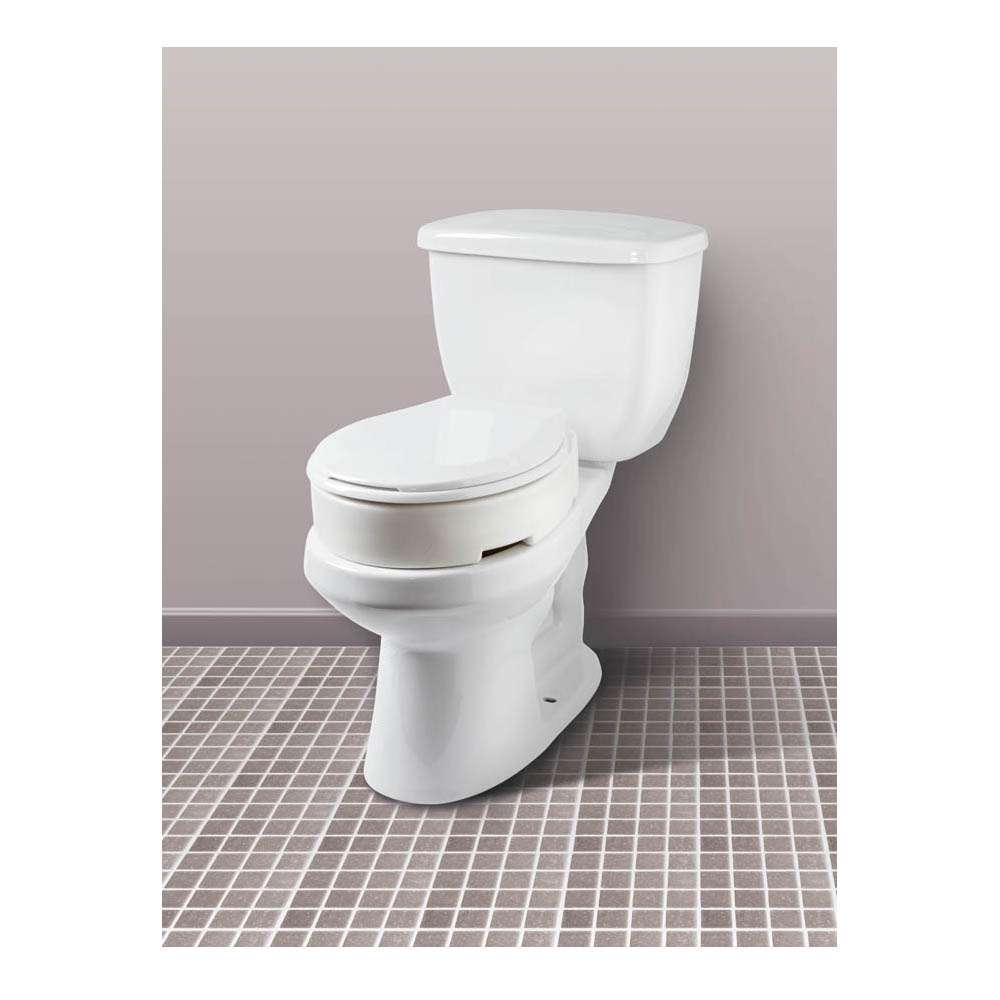Carex Hinged Toilet Seat Riser – Elongated