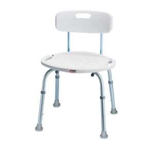 Carex Bath and Shower Seat with Back- Blue