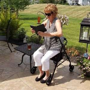Carex Steel Rolling Walker
