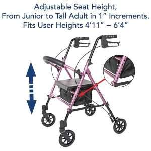Carex Step ‘N Rest Rolling Walker