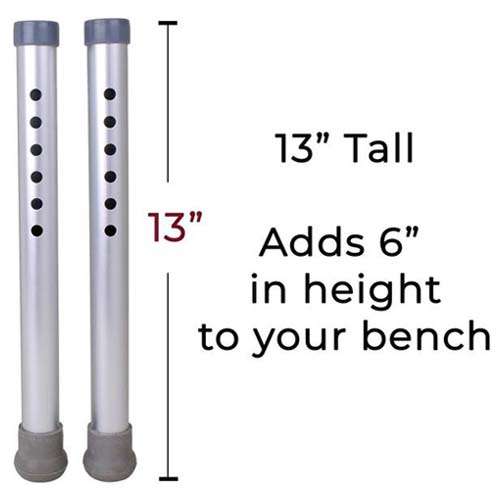 Carex Transfer Bench Extension Legs Top Medical Mobility