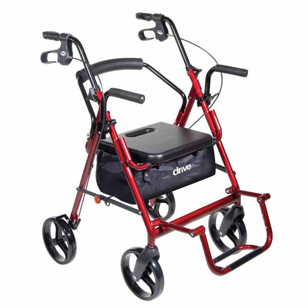 Drive Medical 4 Wheel Rollator Duet