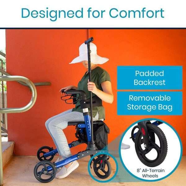 Vive Health Foldable Rollator Series T