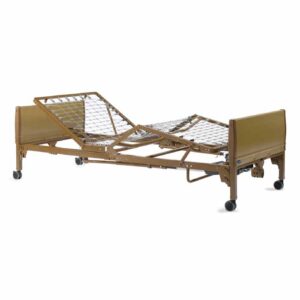 Invacare hospital bed with adjustable features for patient comfort and care