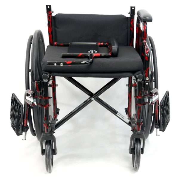 Karman LT-770Q Red Streak Lightweight Manual Wheelchair