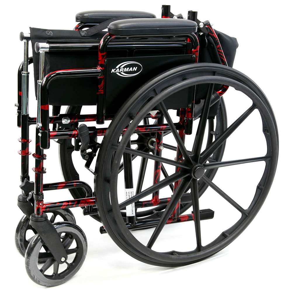 LT-K5 Wheelchair Lightweight Wheelchair 18 Inch Seat - Karman K0005