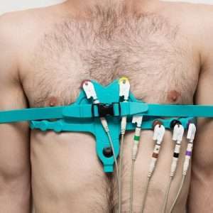 12 Lead ECG Electrodes Belt with Straps for EKG heart rate monitor