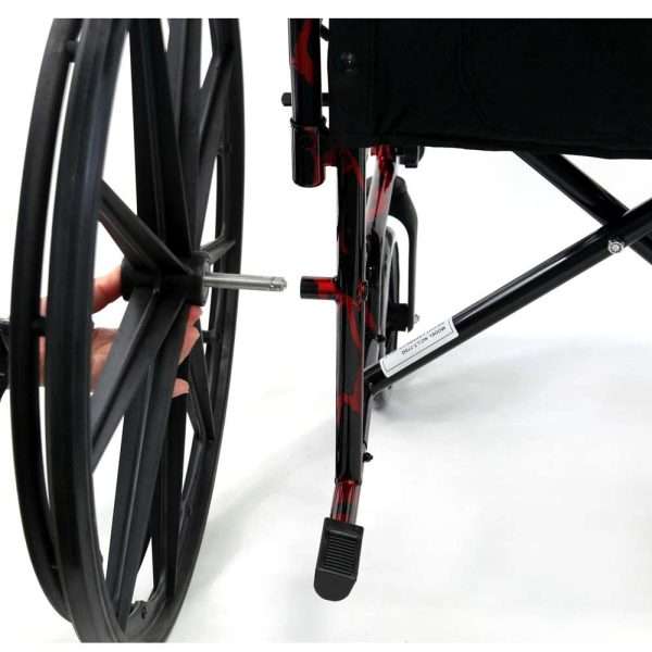 Karman LT-770Q Red Streak Lightweight Manual Wheelchair