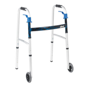 Drive Medical Dual Release Folding Walker