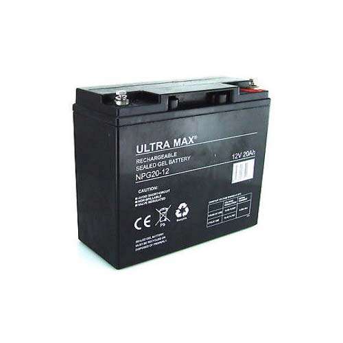 EV Rider Batteries for CityCruzer, SNR Models (SLA)  20 Ah – Sold As Pair