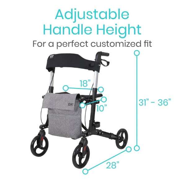 Vive Health Rollator Walker